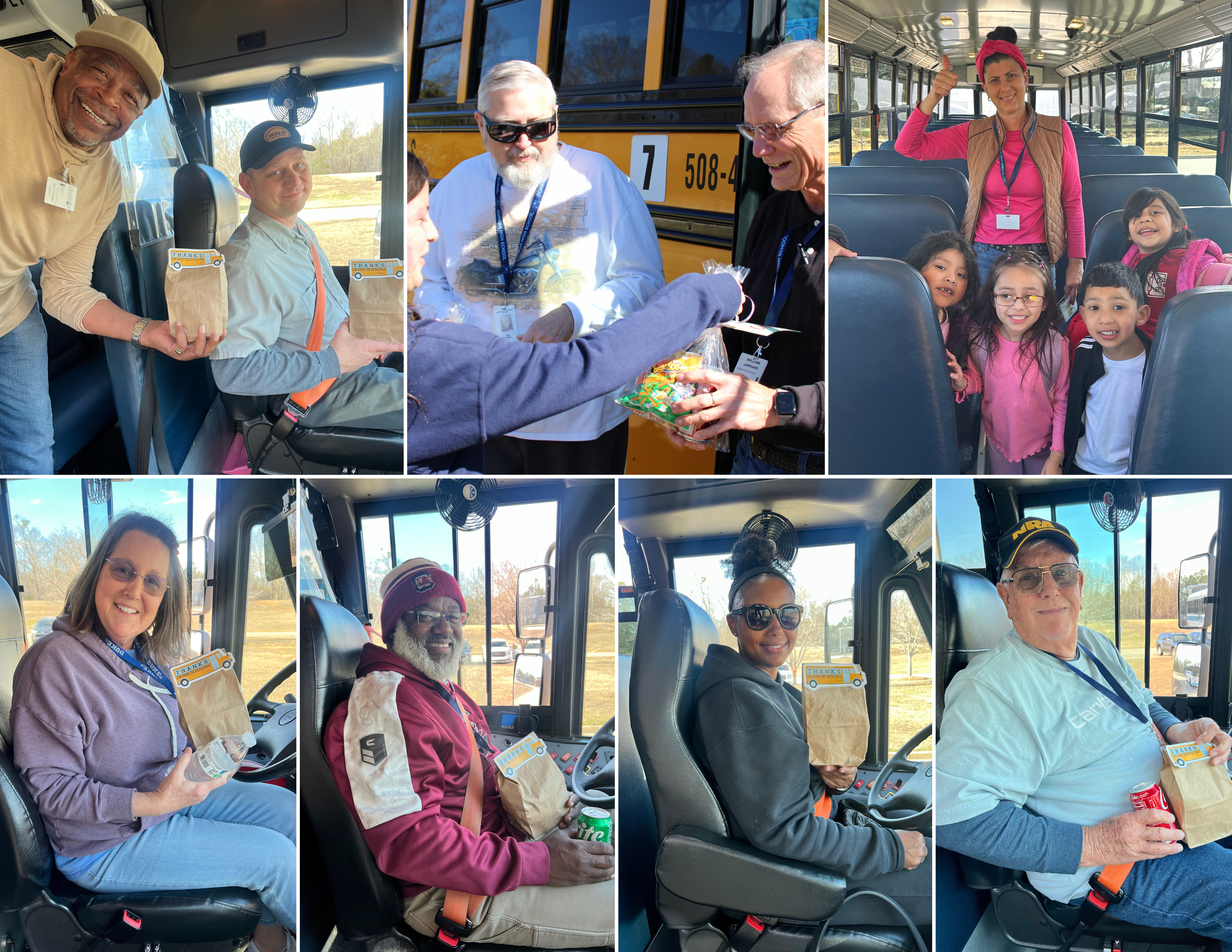 bus drivers collage
